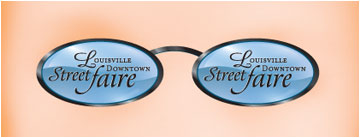 Street Faire logo glasses