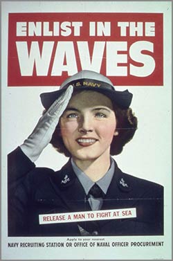 WAVES recruiting poster